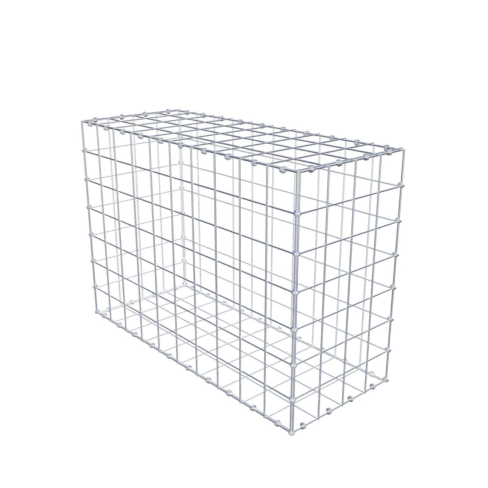 Schanskorf 100 cm x 70 cm x 40 cm (L x H x D), maaswijdte 10 x 10 cm, spiraalring