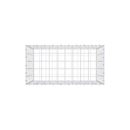 Gabion 100 cm x 70 cm x 50 cm (L x H x D), mesh size 10 x 10 cm, spiral ring