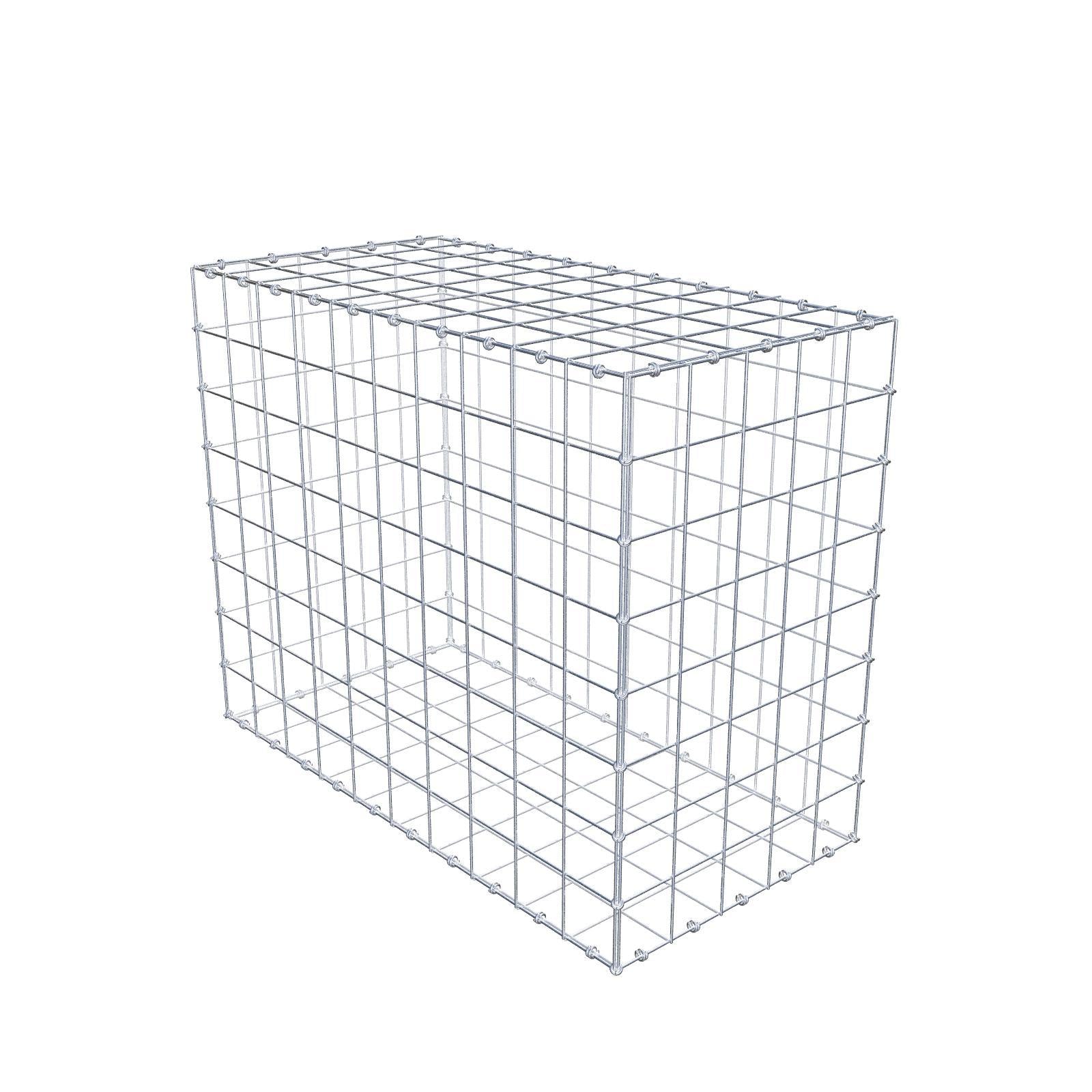 Schanskorf 100 cm x 80 cm x 50 cm (L x H x D), maaswijdte 10 x 10 cm, spiraalring