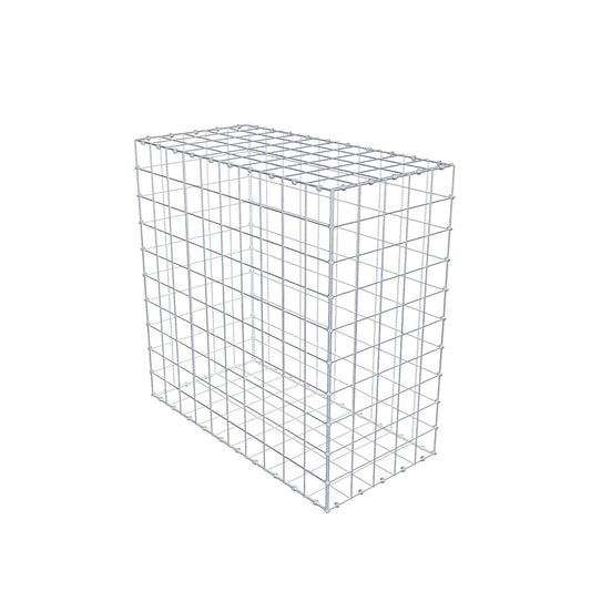 Gavión 100 cm x 100 cm x 50 cm (L x A x P), luz de malla 10 x 10 cm, anillo en espiral