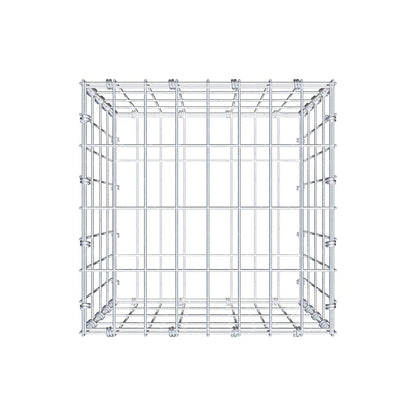 Gabion 40 cm x 40 cm x 40 cm (L x H x D), mesh size 5 x 10 cm, spiral ring