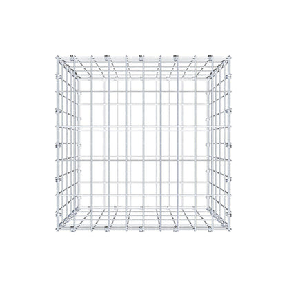 Gabion 50 cm x 50 cm x 50 cm (L x H x D), maskstorlek 5 x 10 cm, spiralring