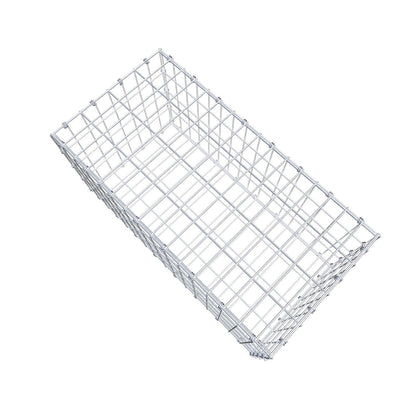 Gabion 80 cm x 40 cm x 40 cm (L x H x D), mesh size 5 x 10 cm, spiral ring