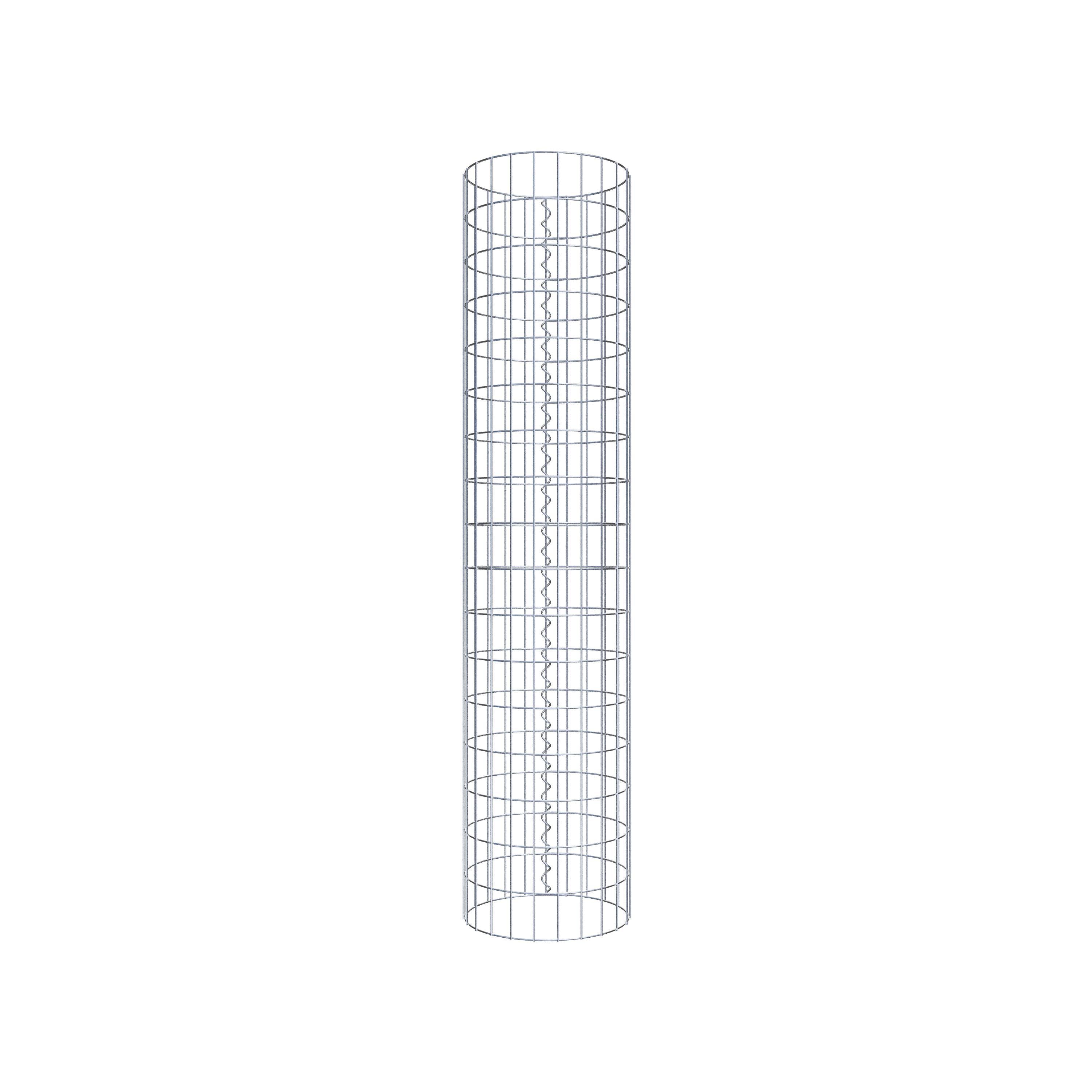 Gabion column diameter 37 cm, MW 5 x 10 cm round