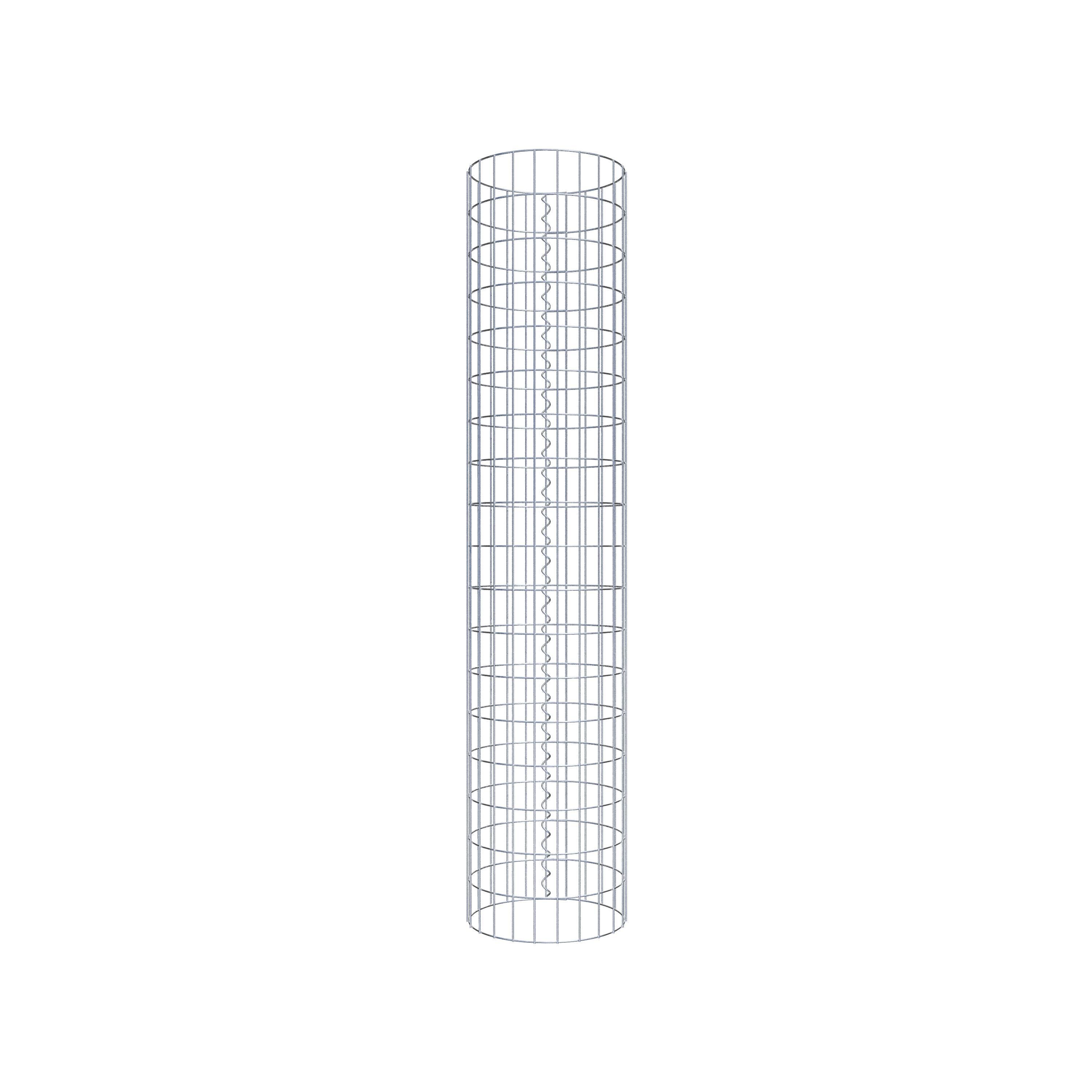 Gabion column diameter 37 cm, MW 5 x 10 cm round