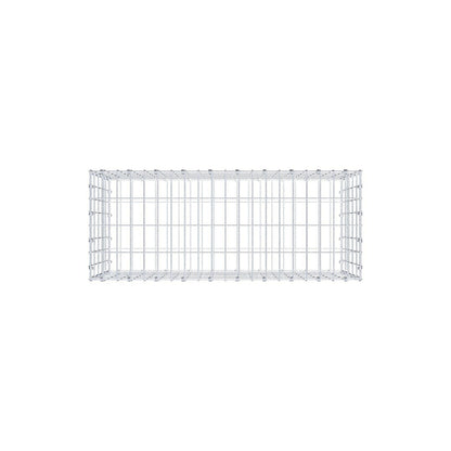 Gabion 100 cm x 50 cm x 40 cm (L x H x D), mesh size 5 x 10 cm, spiral ring