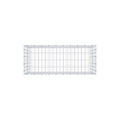 Gabion 100 cm x 60 cm x 40 cm (L x H x D), maskstorlek 5 x 10 cm, spiralring