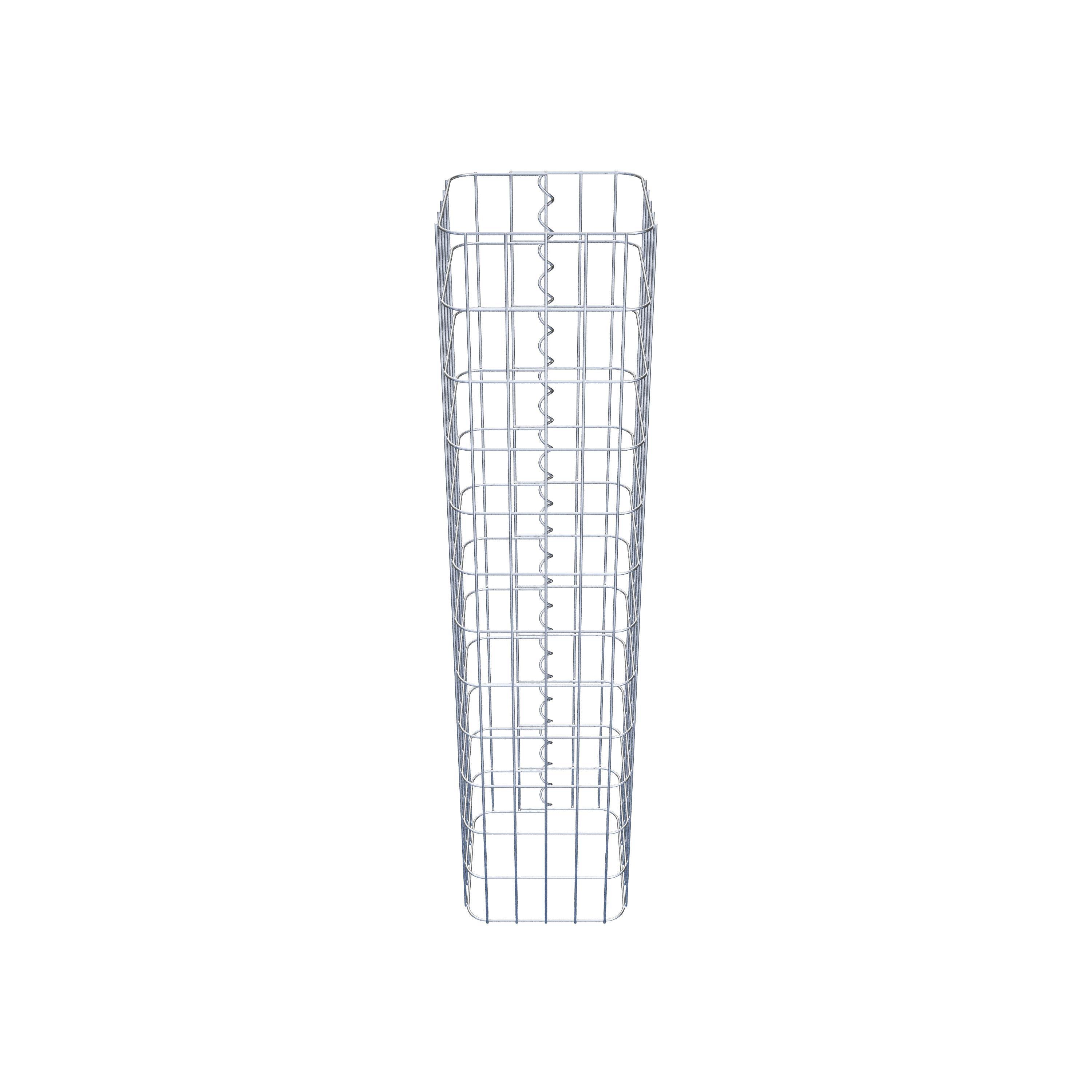 Gabion column 27 x 27 cm, MW 5 x 10 cm square