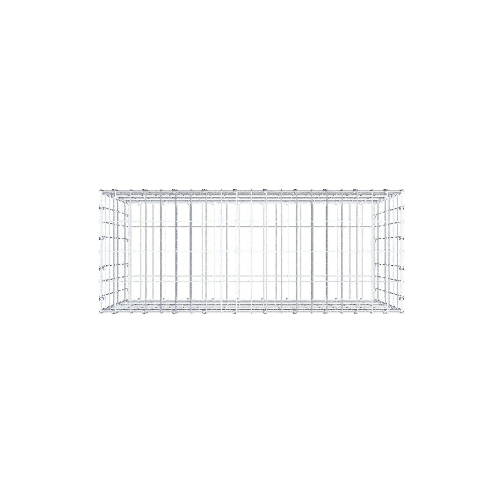 Gabion 100 cm x 70 cm x 40 cm (L x H x D), mesh size 5 x 10 cm, spiral ring