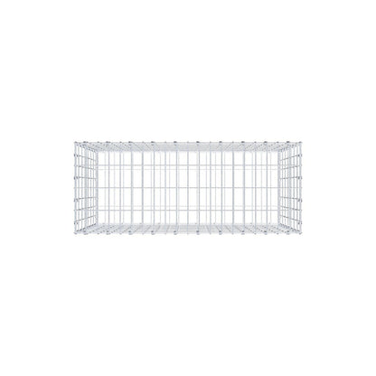 Gabion 100 cm x 70 cm x 40 cm (L x H x D), mesh size 5 x 10 cm, spiral ring