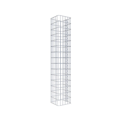 Colonne de gabion 27 x 27 cm, MW 5 x 10 cm carré