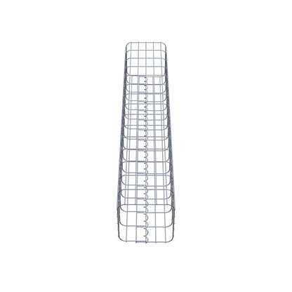 Colonne de gabion 27 x 27 cm, MW 5 x 10 cm carré