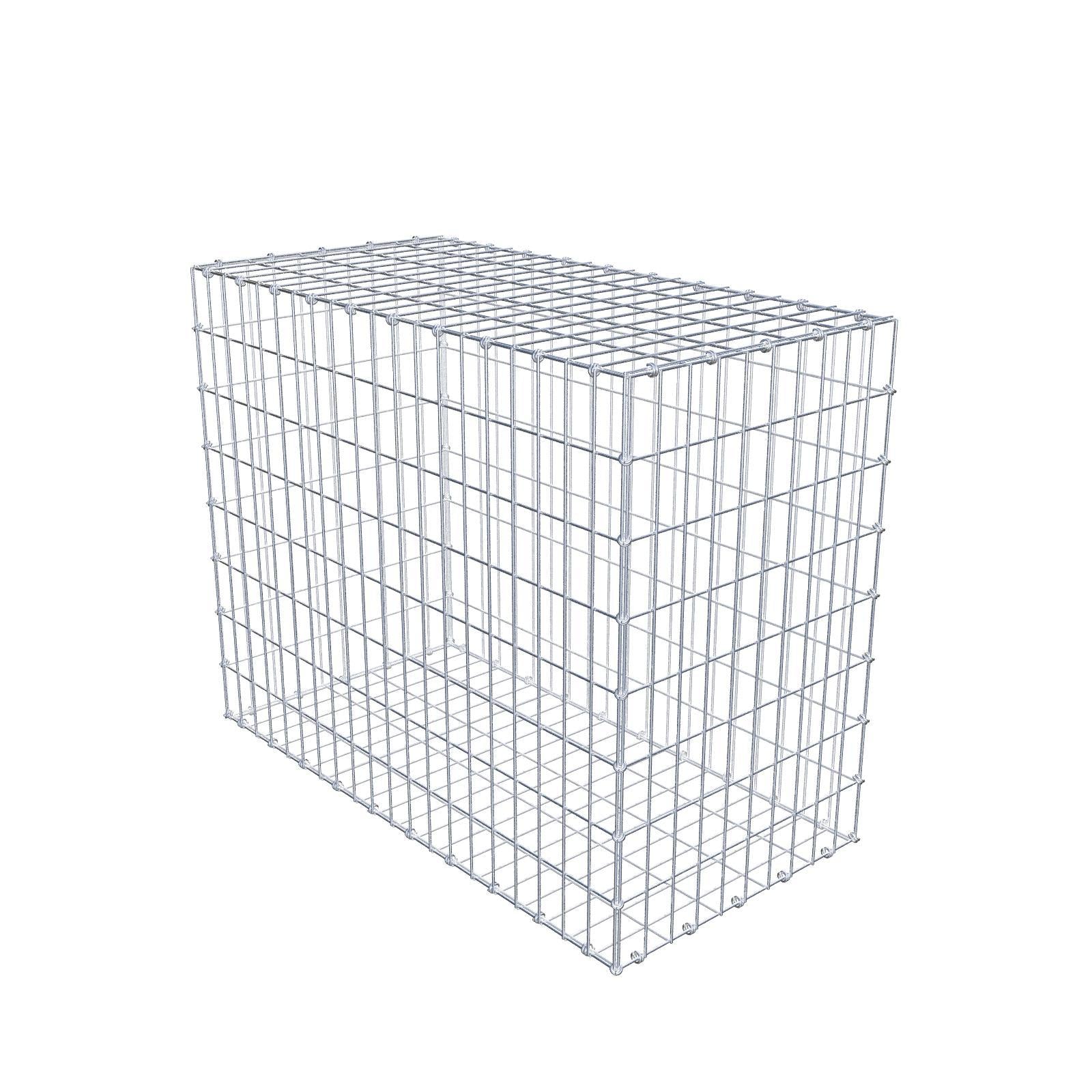 Schanskorf 100 cm x 80 cm x 50 cm (L x H x D), maaswijdte 5 x 10 cm, spiraalring