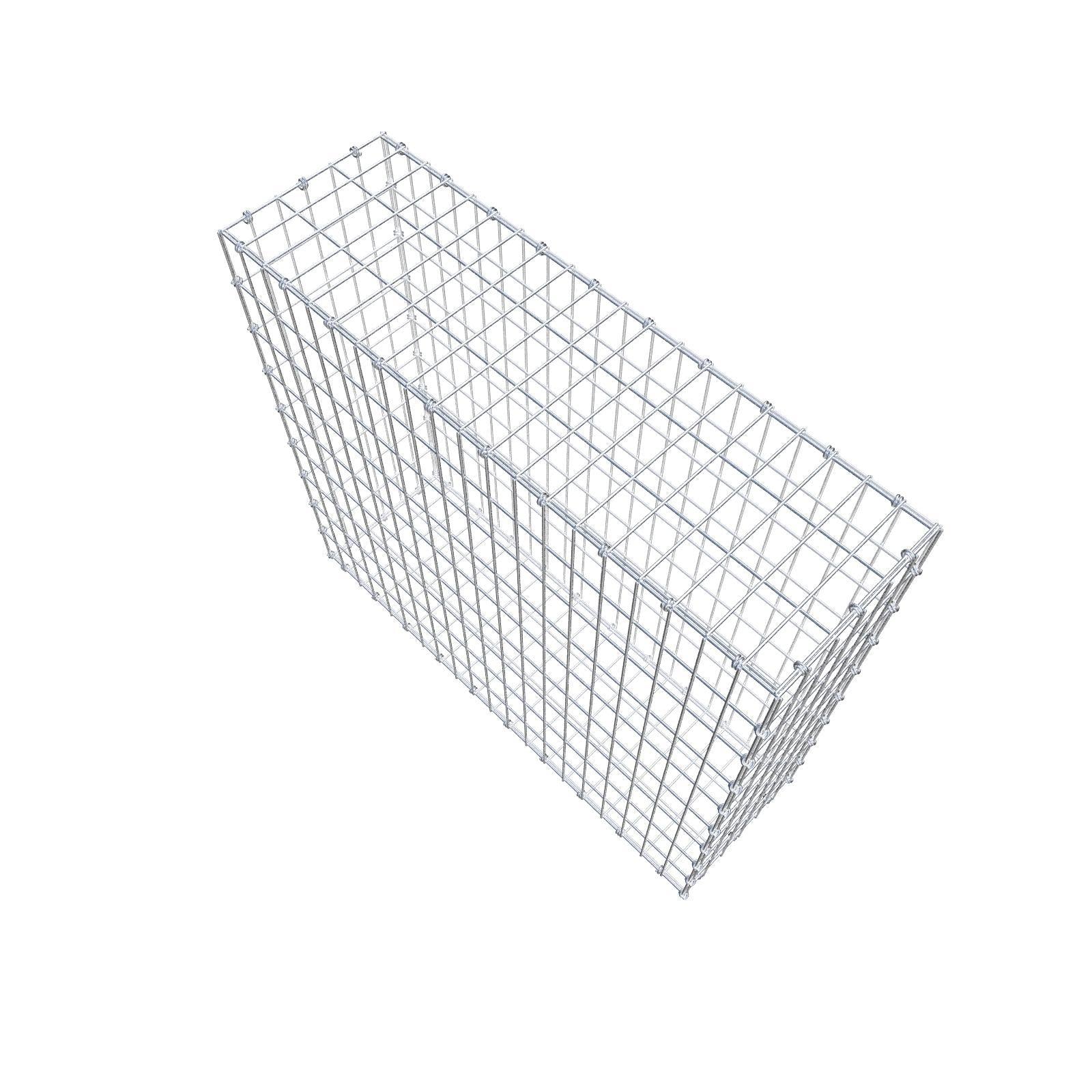 Gabion 100 cm x 90 cm x 30 cm (L x H x D), mesh size 5 x 10 cm, spiral ring