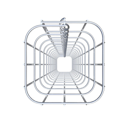 Gabionsøjle 17 x 17 cm, MW 5 x 10 cm kvadratisk