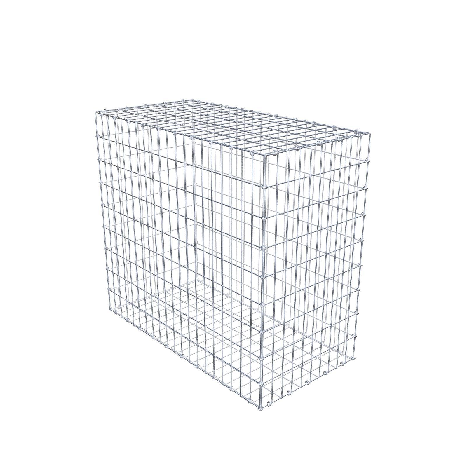 Gabion 100 cm x 90 cm x 50 cm (L x H x D), maskstorlek 5 x 10 cm, spiralring
