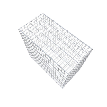 Gabion 100 cm x 90 cm x 50 cm (L x H x P), mailles 5 x 10 cm, anneau en spirale