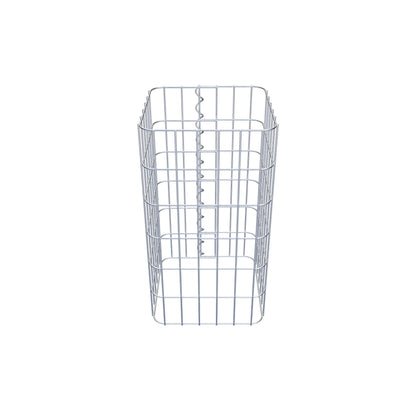 Gabionsøjle 32 x 32 cm, MW 5 x 10 cm kvadratisk