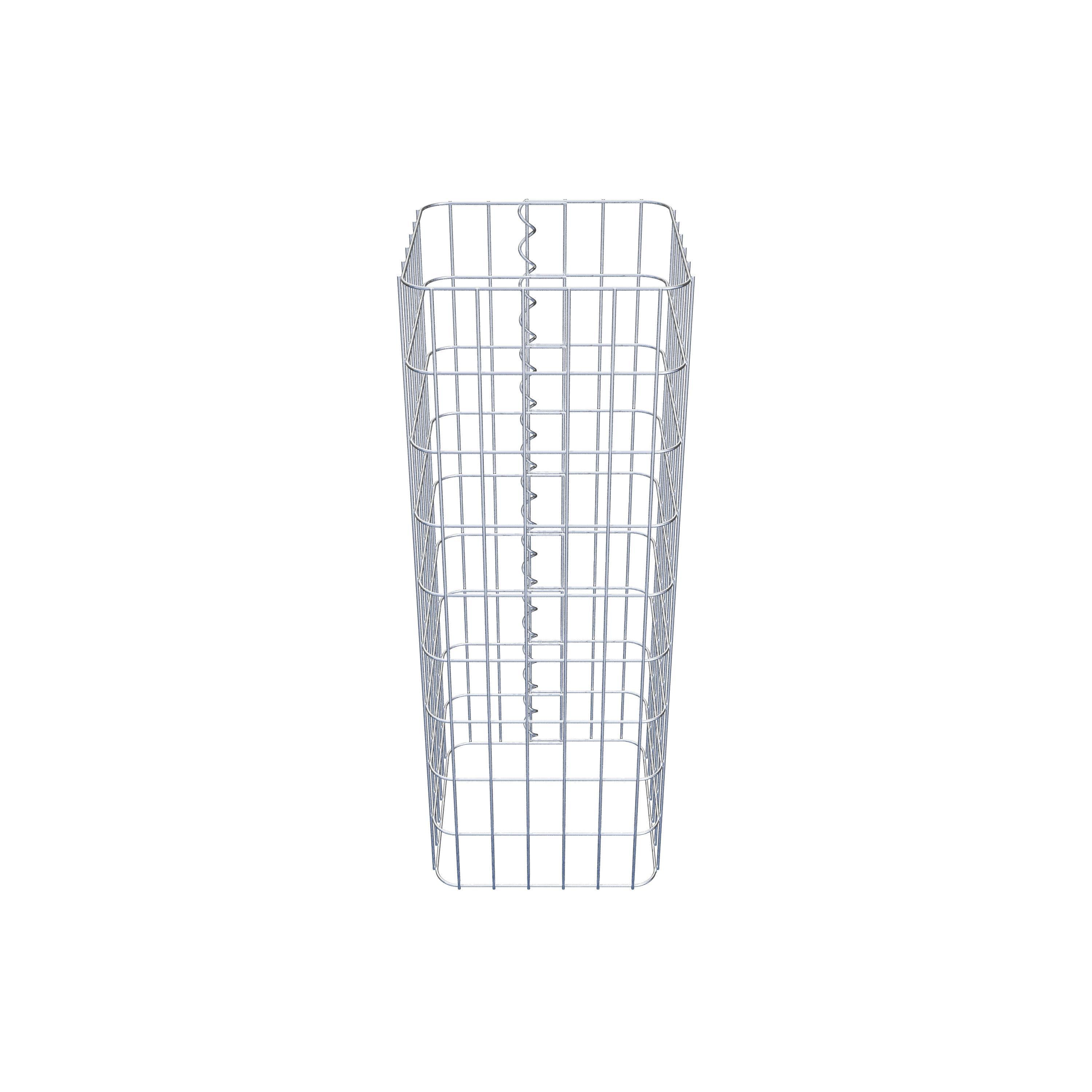 Gabion column 32 x 32 cm, MW 5 x 10 cm square