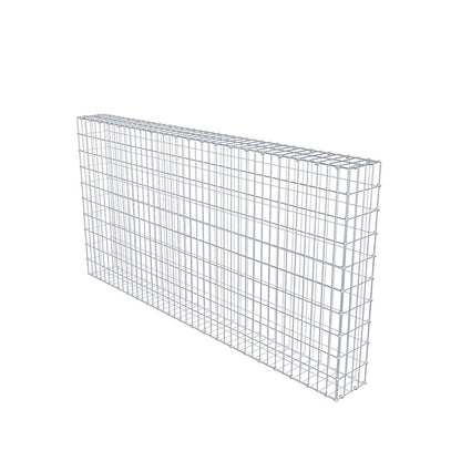 Gabion 200 cm x 100 cm x 20 cm (L x H x P), mailles 5 x 10 cm, anneau en spirale