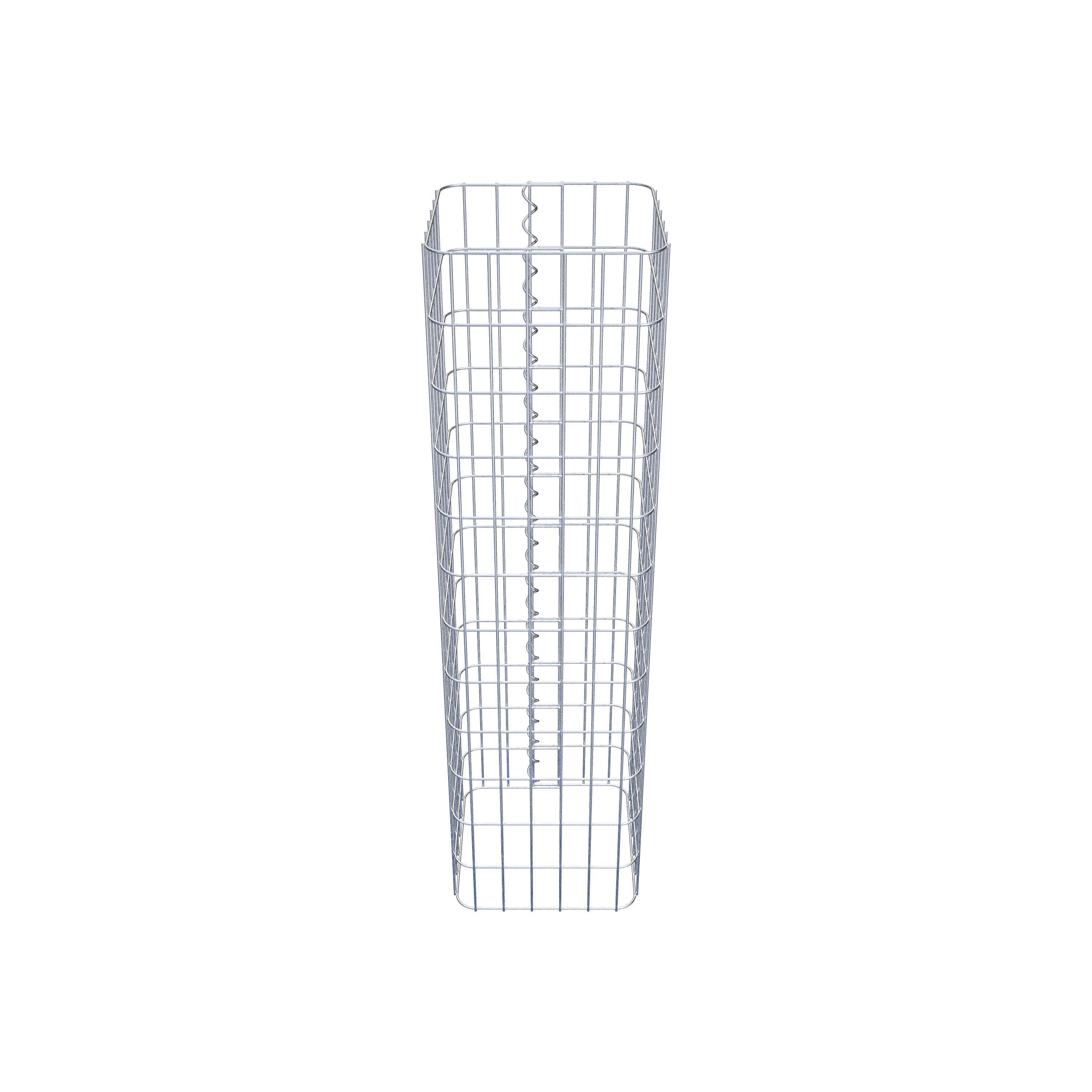 Gabion column 32 x 32 cm, MW 5 x 10 cm square