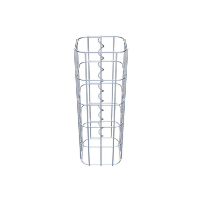 Gabionsøjle 17 x 17 cm, MW 5 x 10 cm kvadratisk