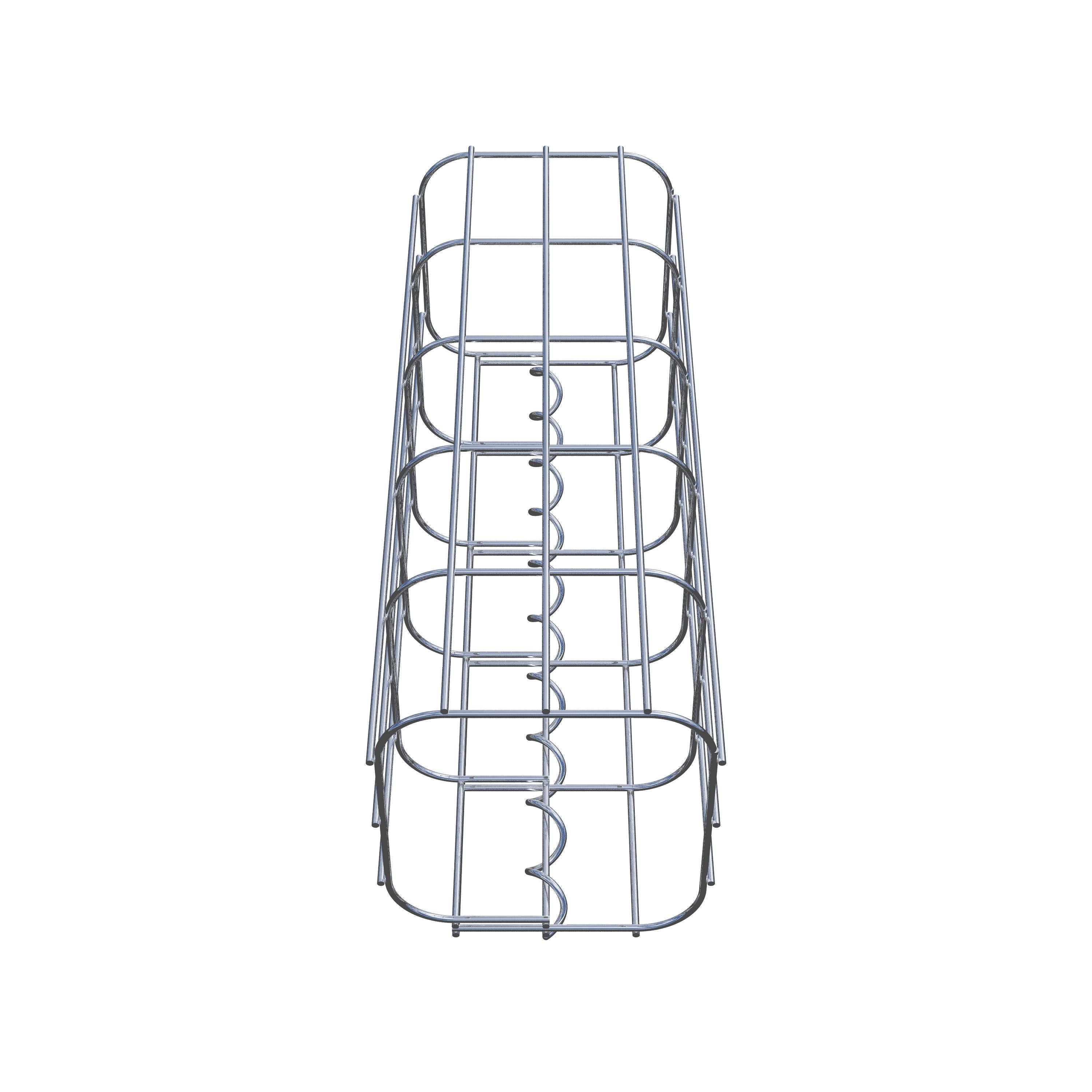 Gabion column 17 x 17 cm, MW 5 x 10 cm square