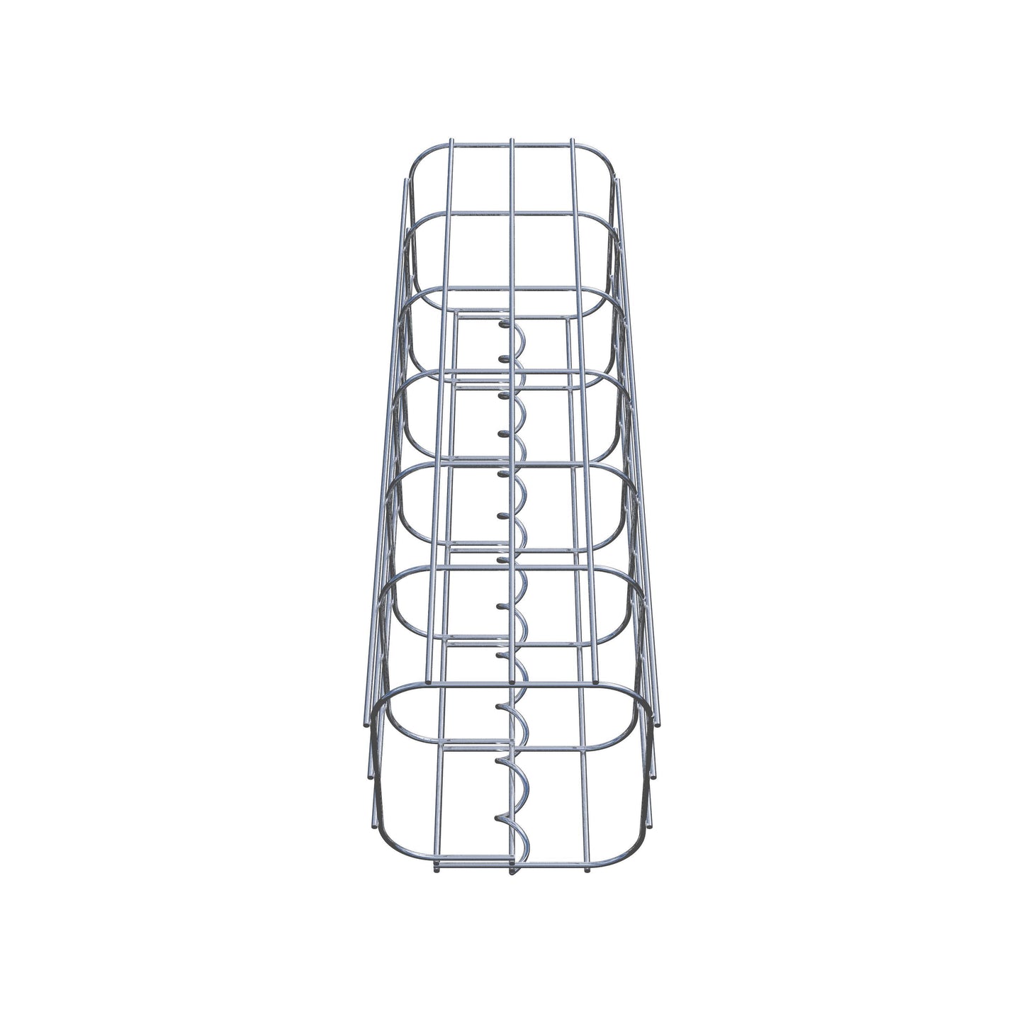 Gabionsøjle 17 x 17 cm, MW 5 x 10 cm kvadratisk