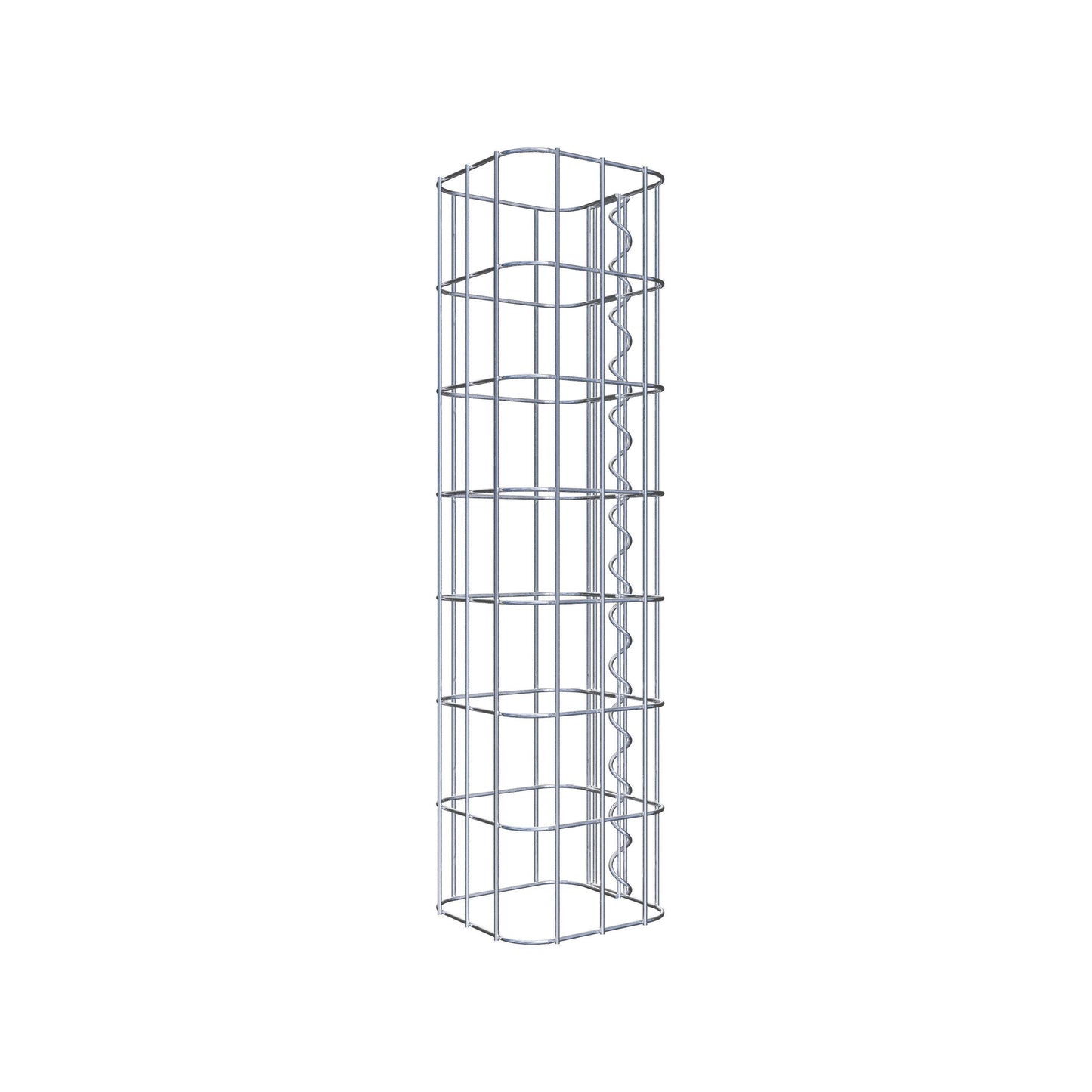 Gabionsøjle 17 x 17 cm, MW 5 x 10 cm kvadratisk