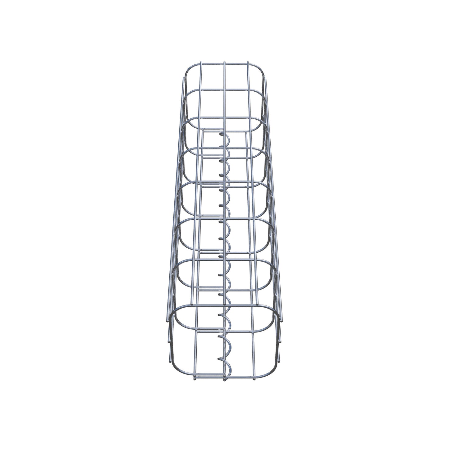 Gabionsøjle 17 x 17 cm, MW 5 x 10 cm kvadratisk
