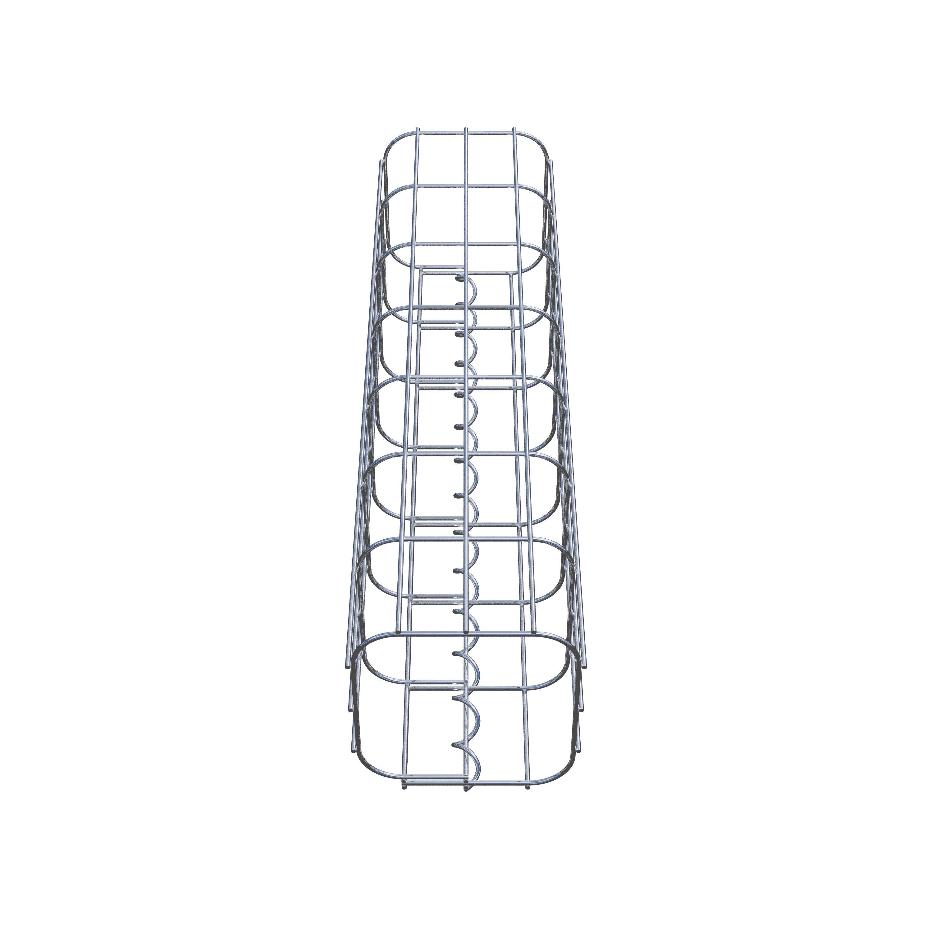 Gabion column 17 x 17 cm, MW 5 x 10 cm square