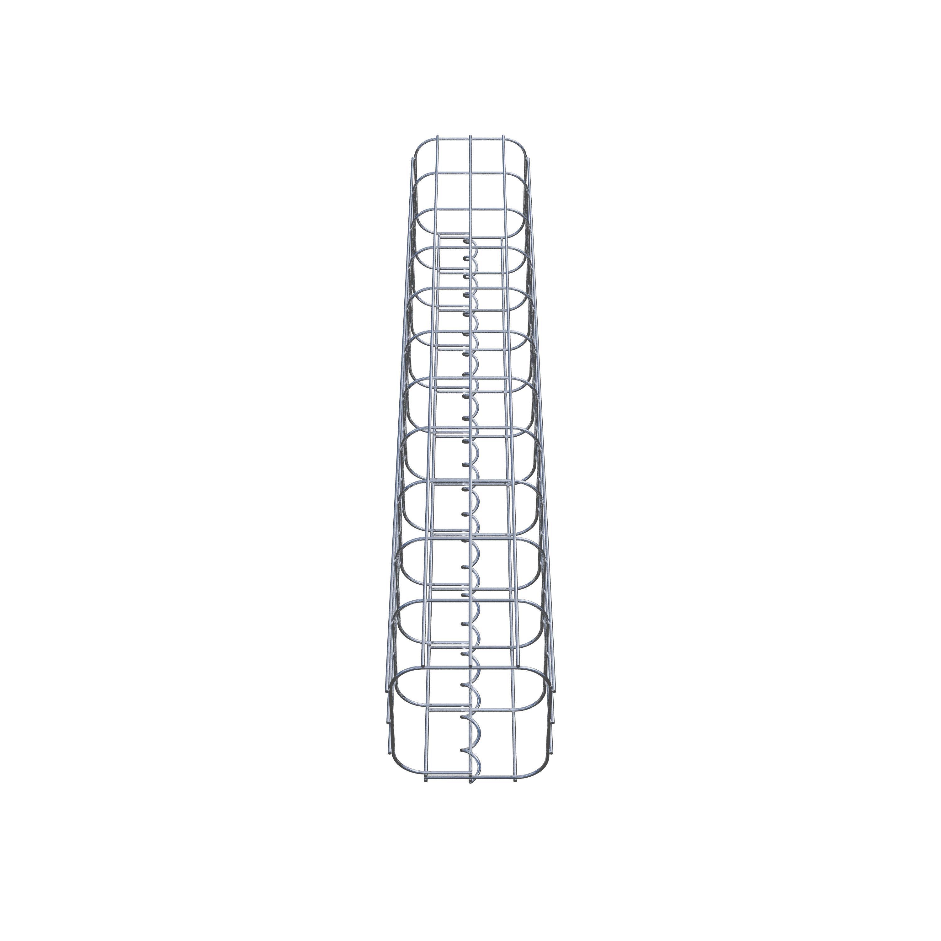 Gabion column 17 x 17 cm, MW 5 x 10 cm square