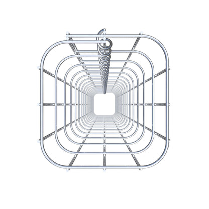 Gabionsøjle 17 x 17 cm, MW 5 x 10 cm kvadratisk