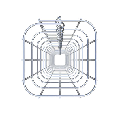 Gabionsøjle 17 x 17 cm, MW 5 x 10 cm kvadratisk