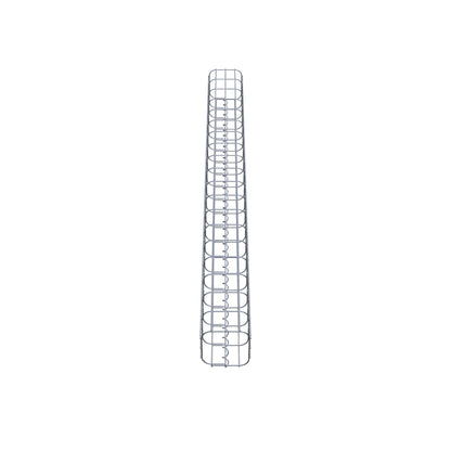 Gabionsøjle 17 x 17 cm, MW 5 x 10 cm kvadratisk