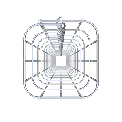 Gabionsøjle 17 x 17 cm, MW 5 x 10 cm kvadratisk