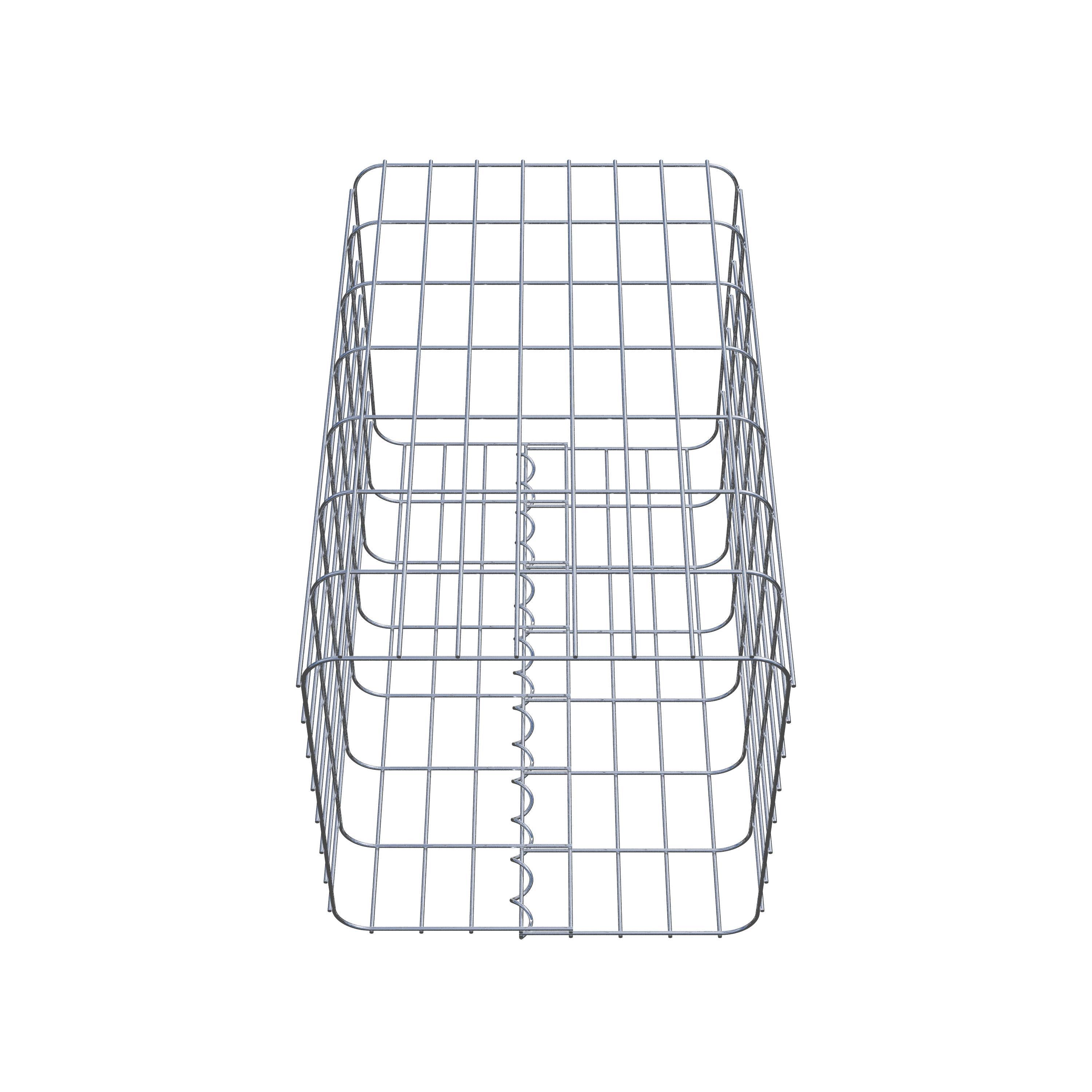 Gabion column 42 x 42 cm, MW 5 x 10 cm square