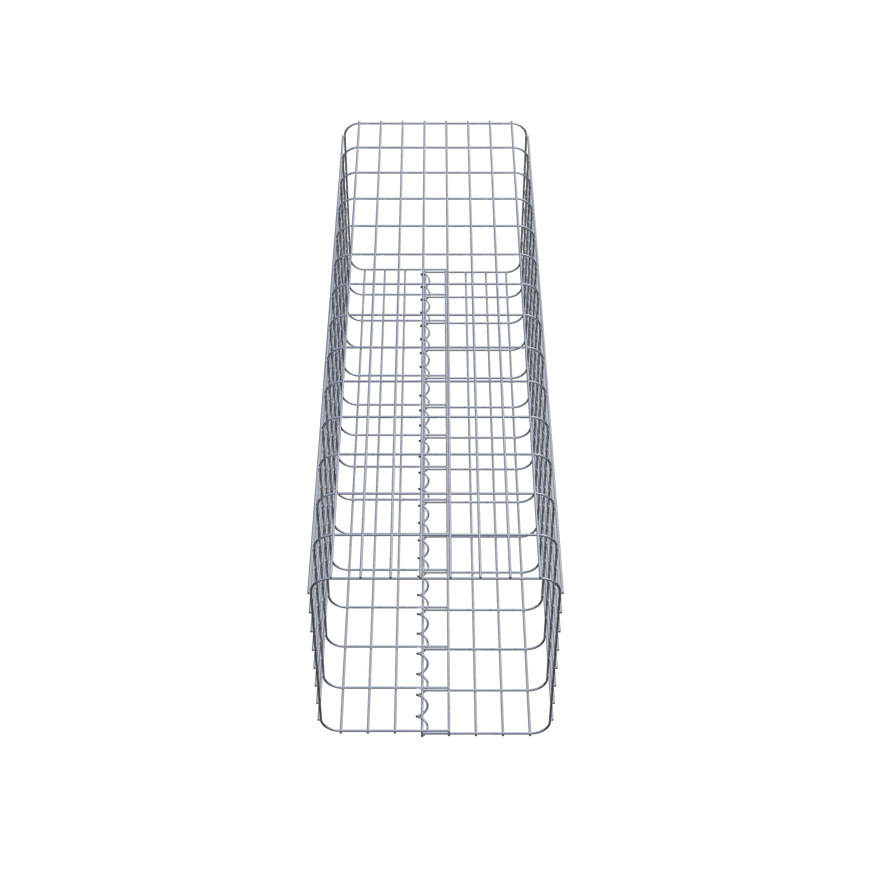 Gabion column 42 x 42 cm, MW 5 x 10 cm square