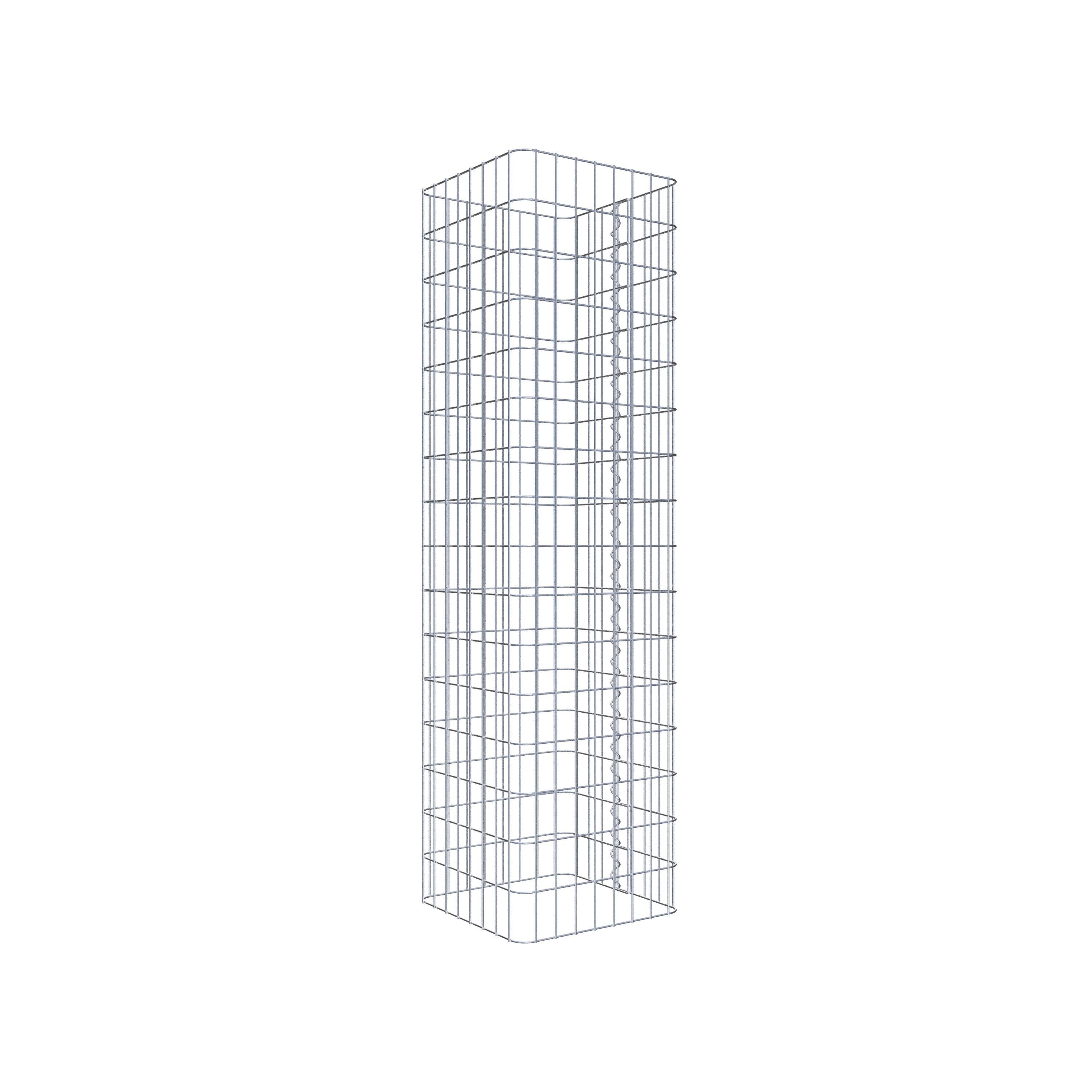 Gabion column 42 x 42 cm, MW 5 x 10 cm square