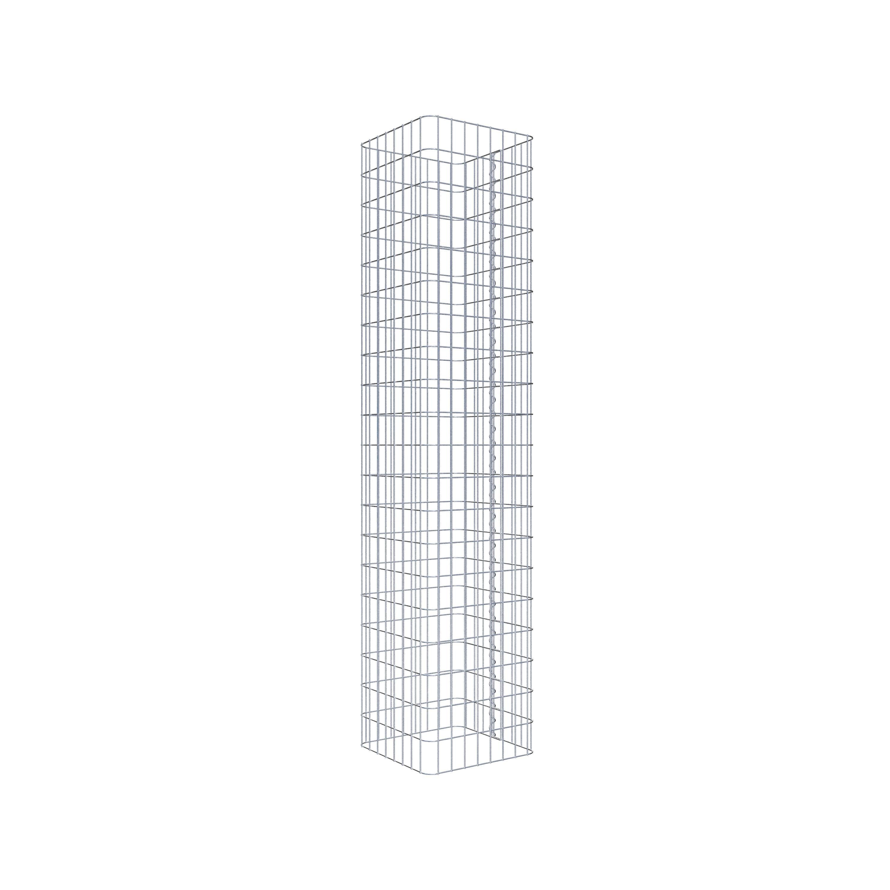 Gabion column 42 x 42 cm, MW 5 x 10 cm square