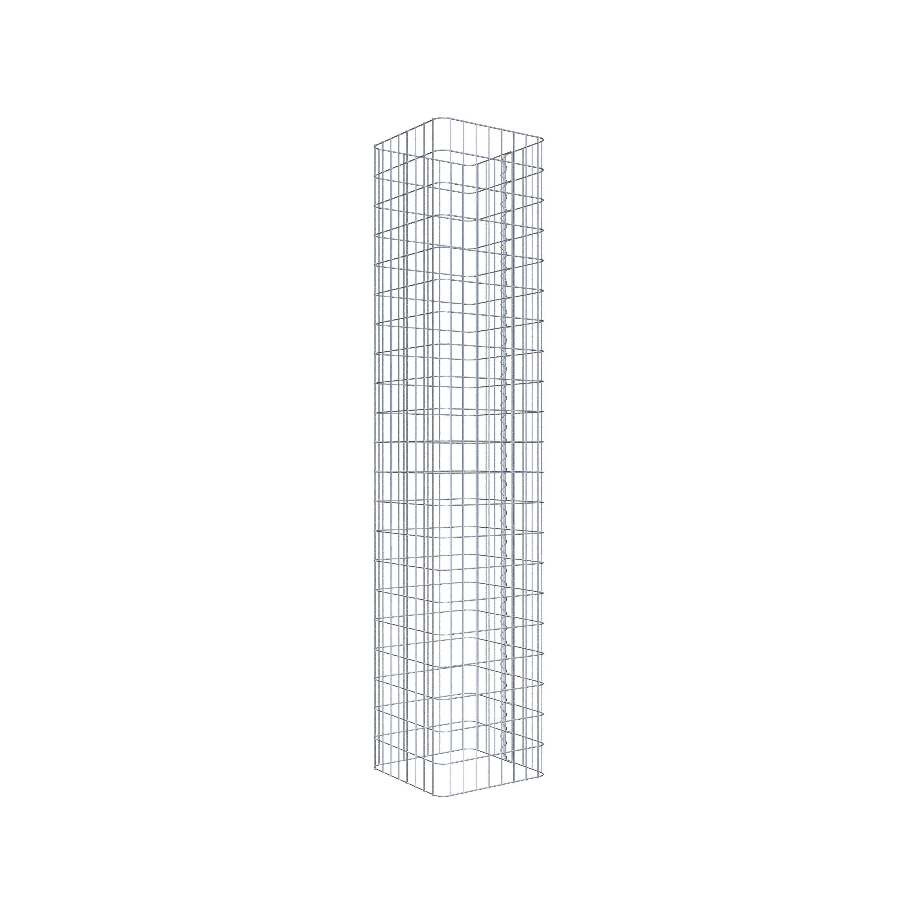 Gabion column 42 x 42 cm, MW 5 x 10 cm square