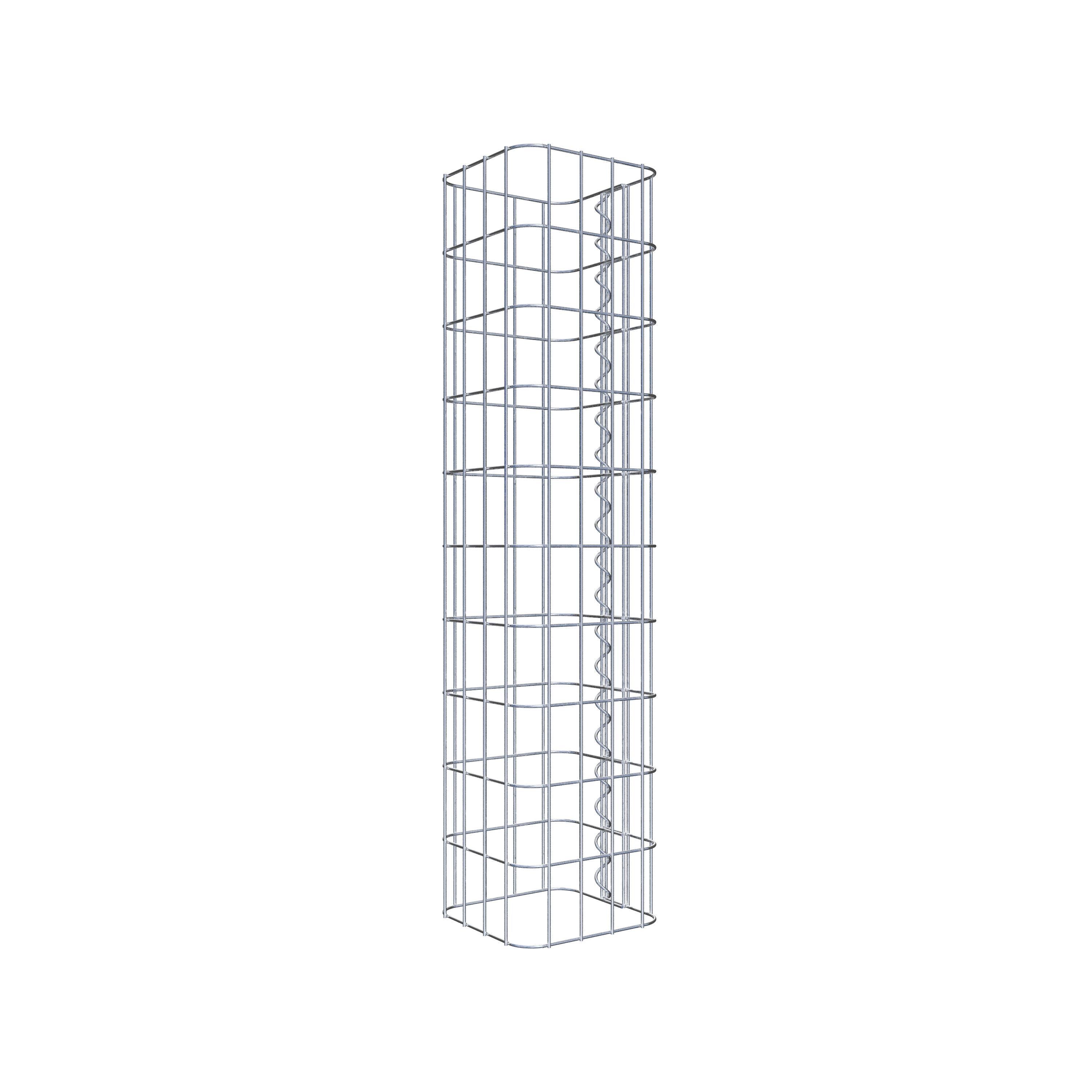 Gabion column 22 x 22 cm, MW 5 x 10 cm square