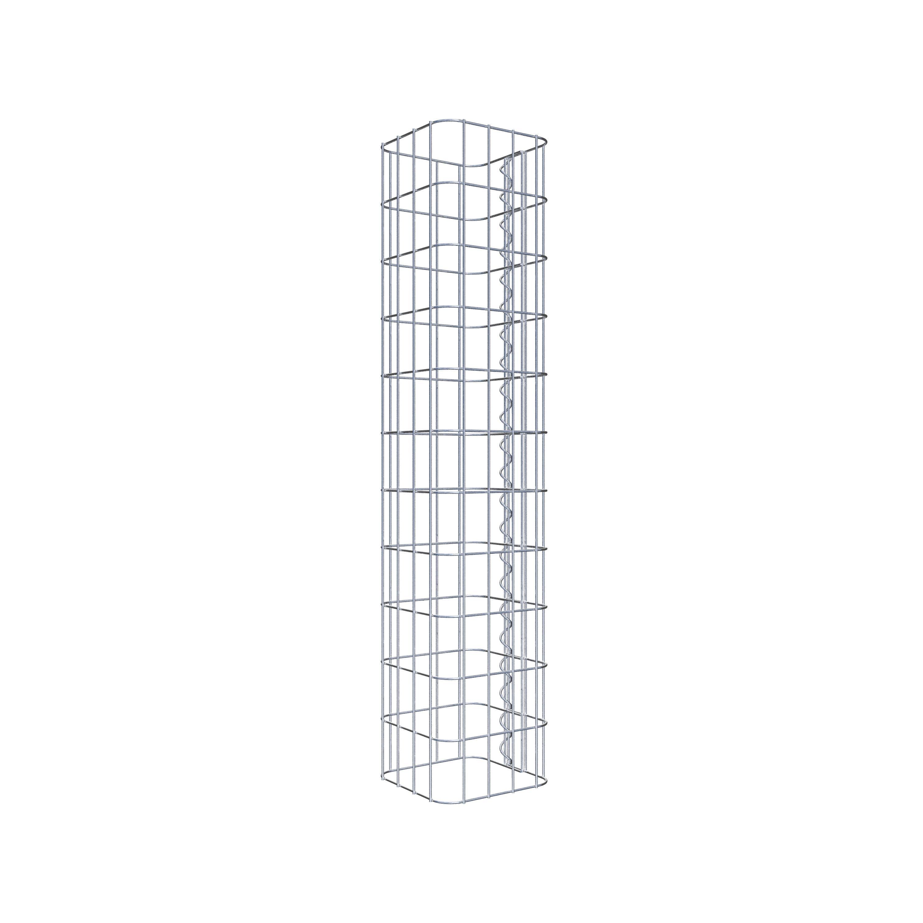 Gabion column 22 x 22 cm, MW 5 x 10 cm square