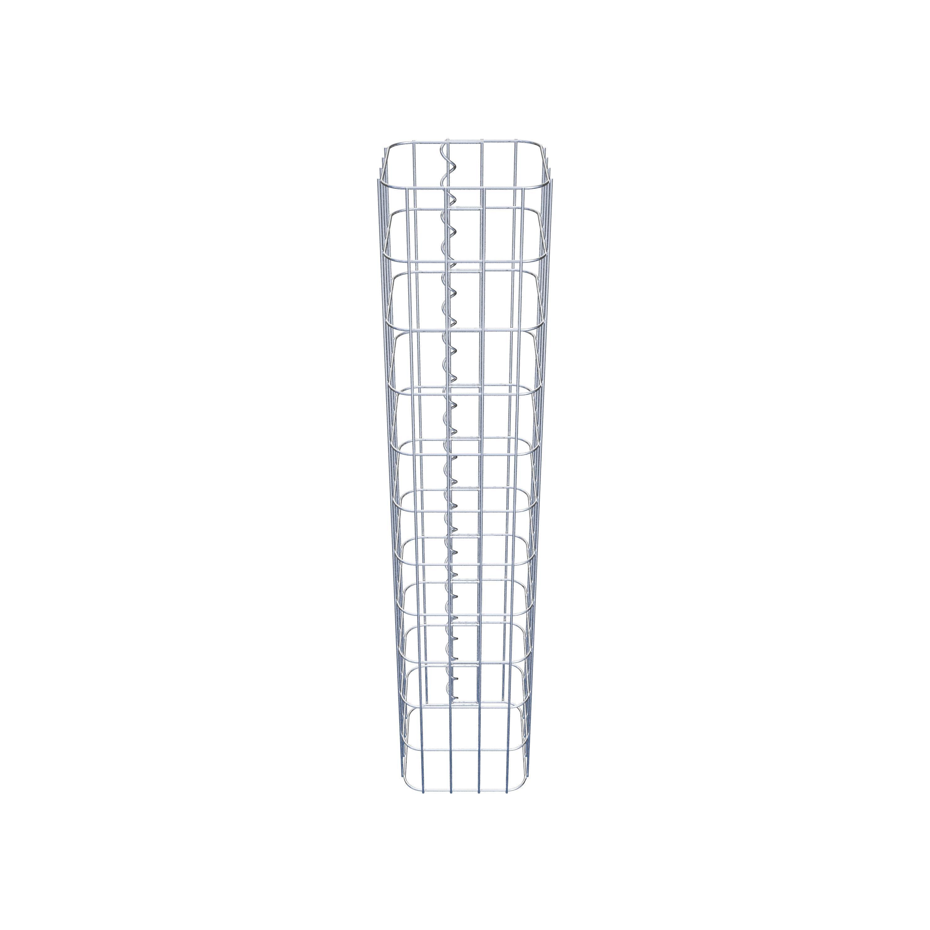 Gabion column 22 x 22 cm, MW 5 x 10 cm square