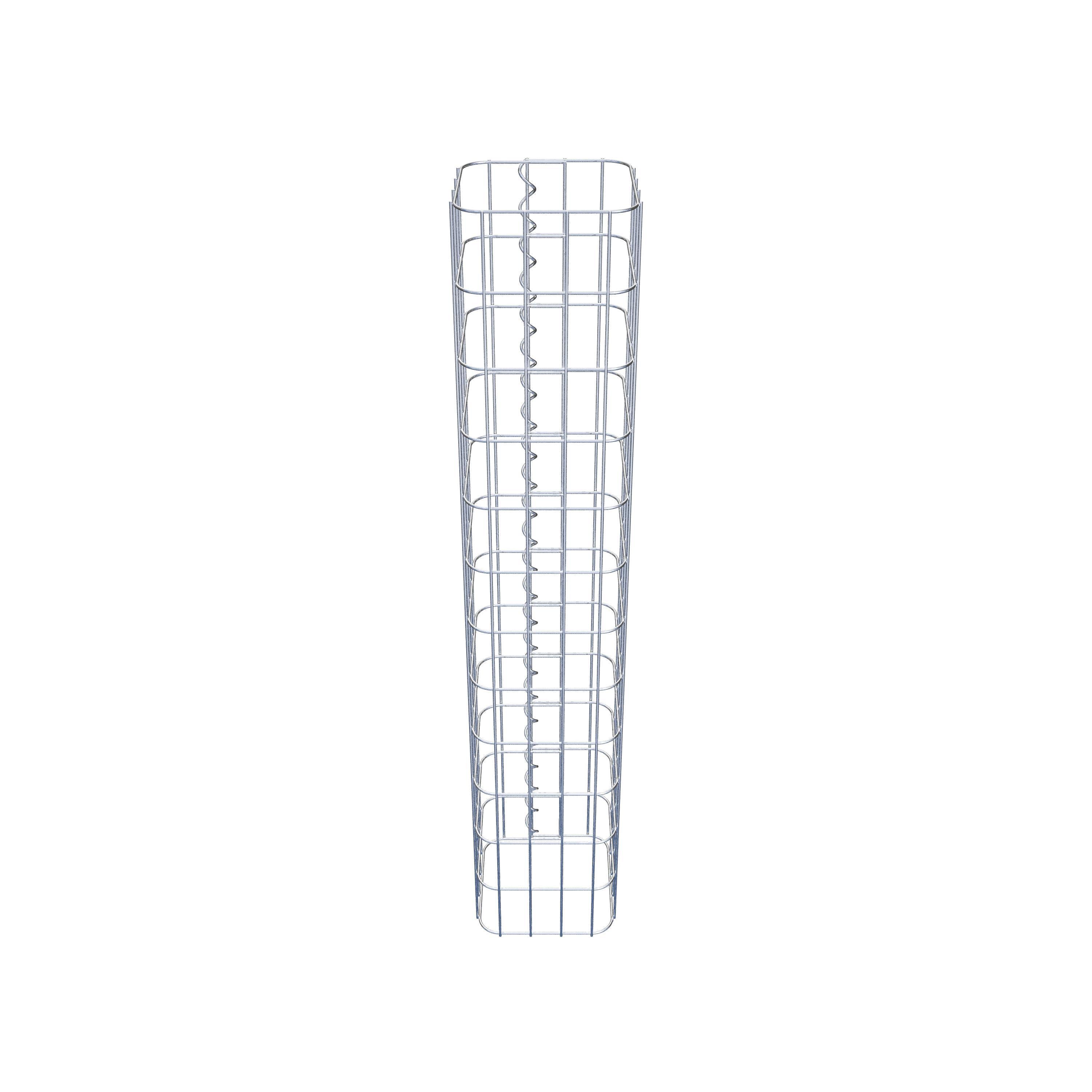 Gabion column 22 x 22 cm, MW 5 x 10 cm square