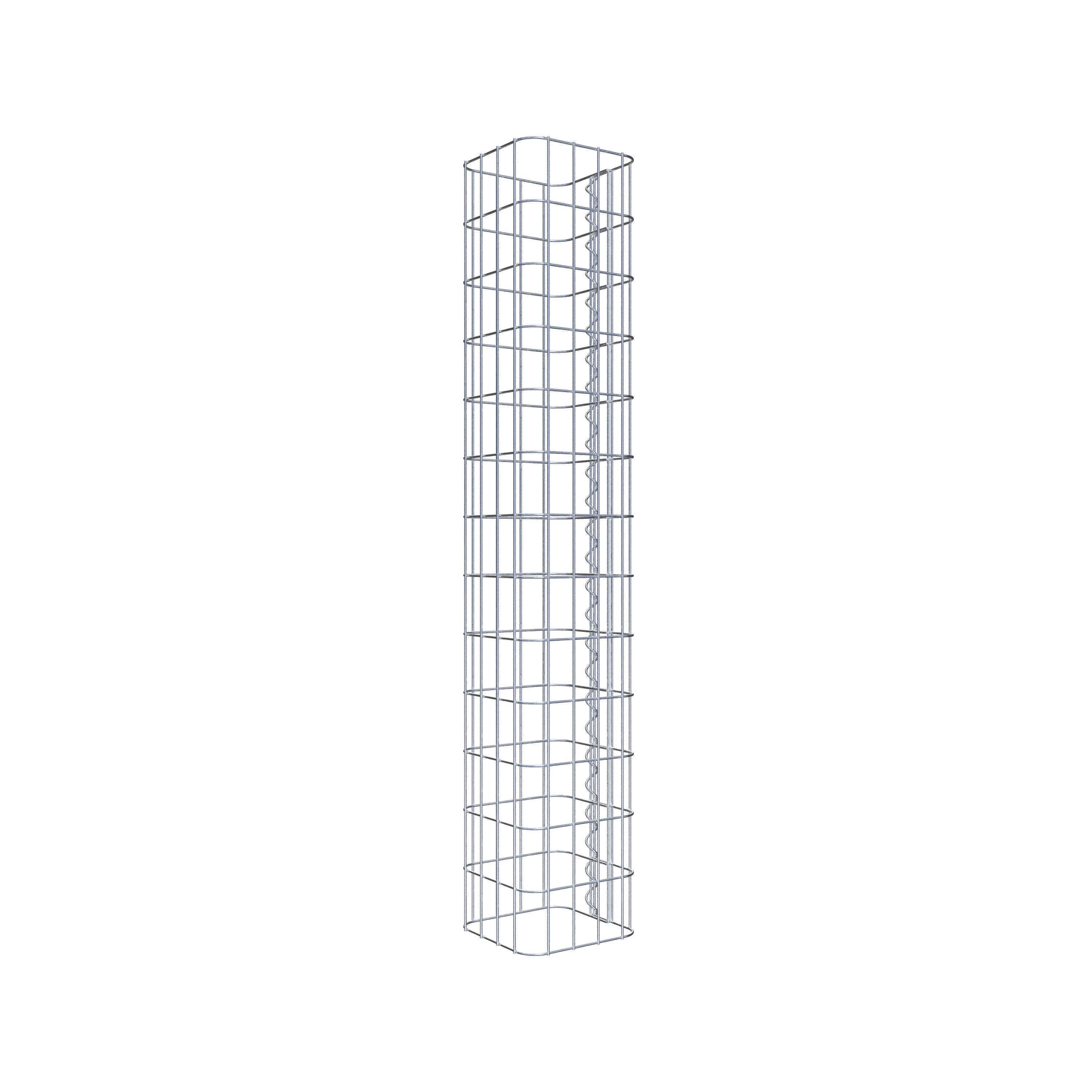 Gabion column 22 x 22 cm, MW 5 x 10 cm square