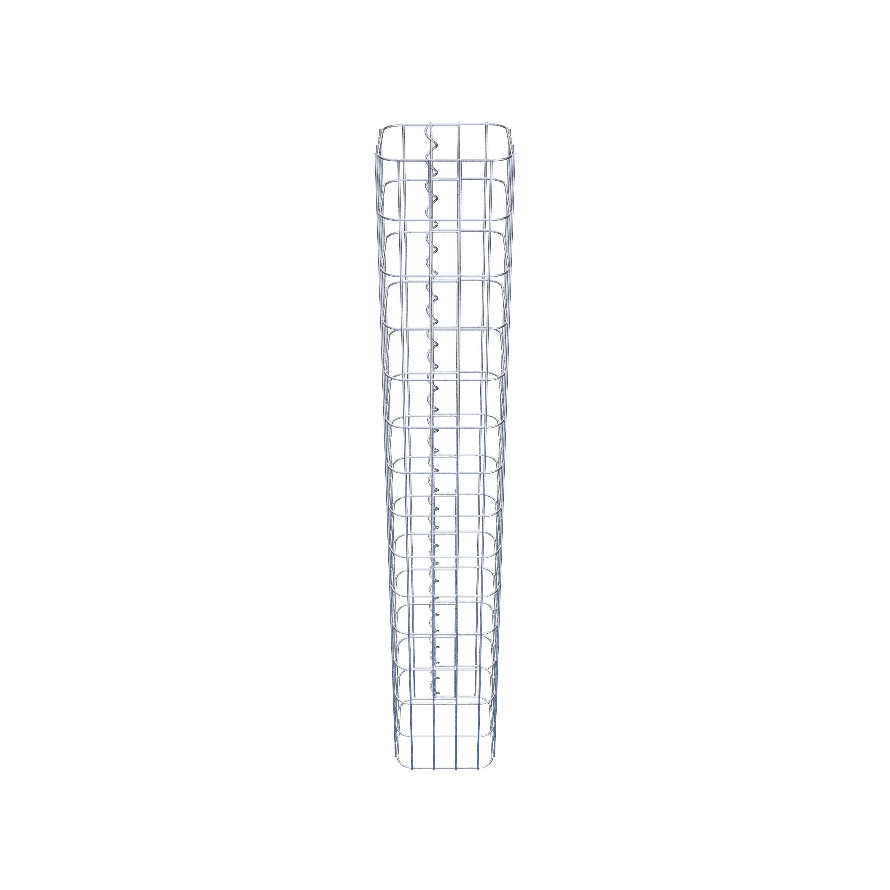 Gabion column 22 x 22 cm, MW 5 x 10 cm square