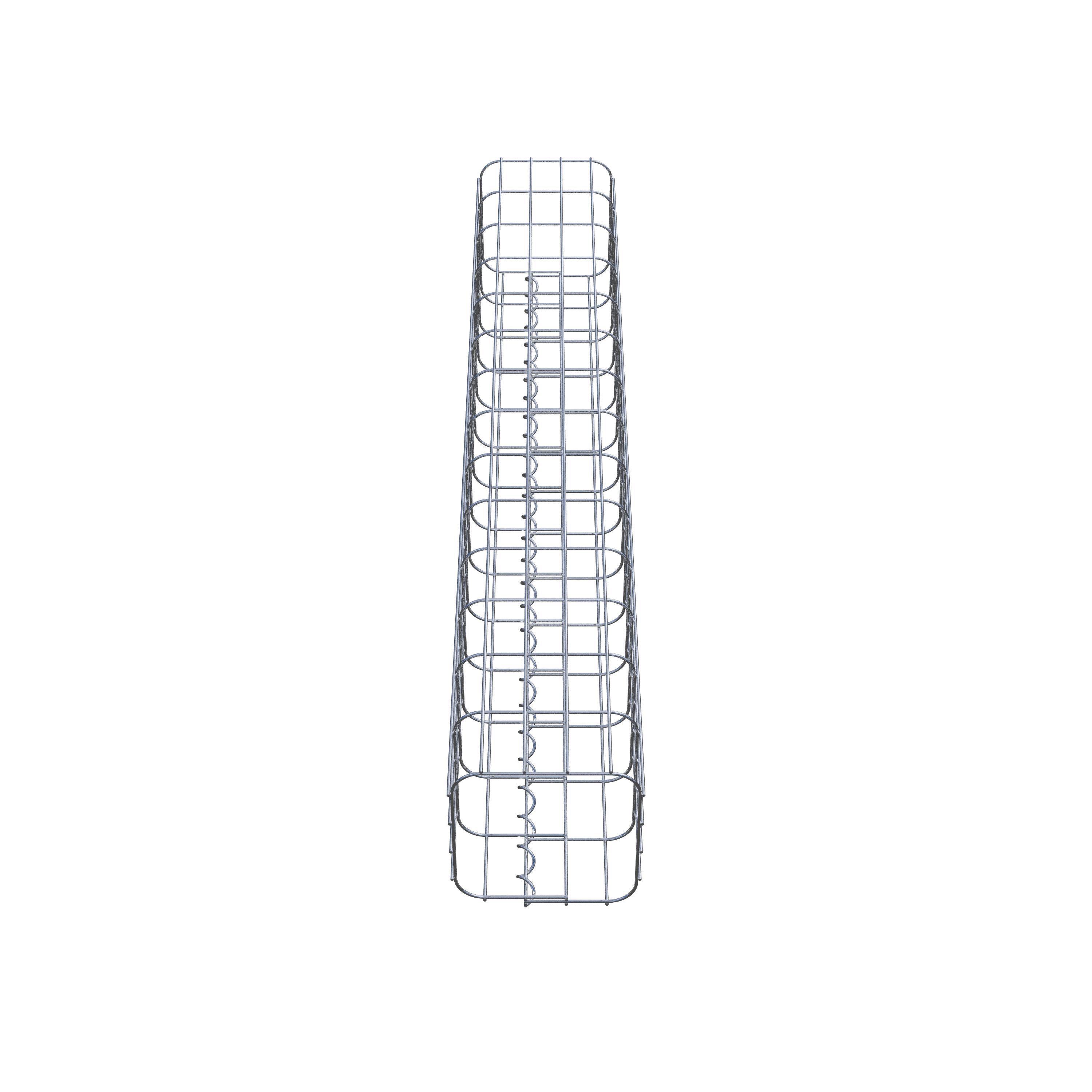 Gabion column 22 x 22 cm, MW 5 x 10 cm square