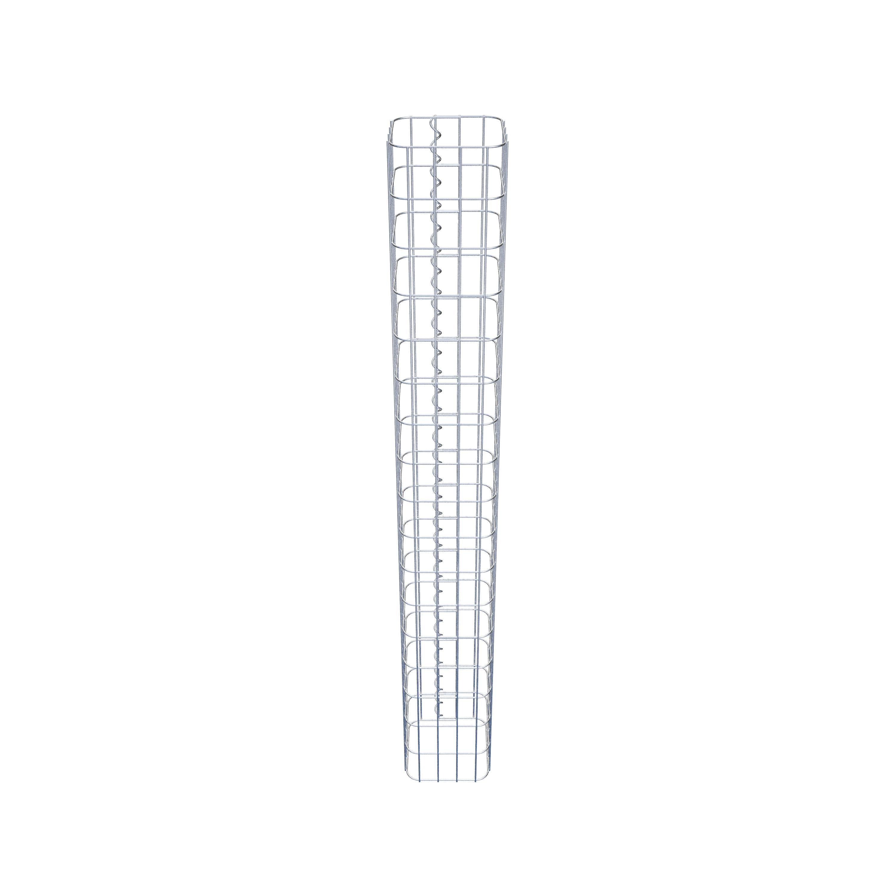 Gabion column 22 x 22 cm, MW 5 x 10 cm square