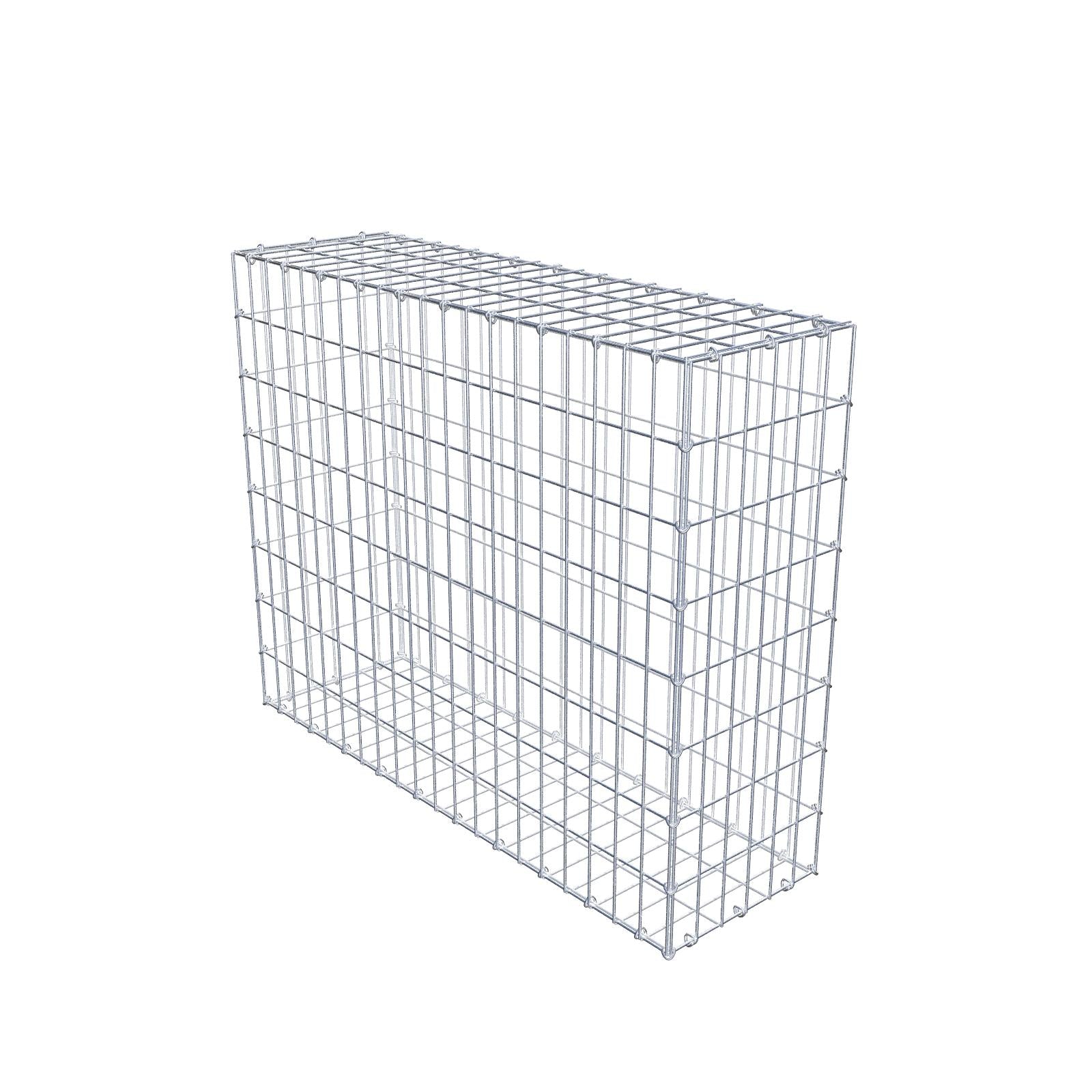 Gabion 100 cm x 80 cm x 30 cm (L x H x D), mesh size 5 cm x 10 cm, C-ring